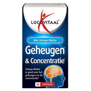 Lucovitaal Geheugen & Cognitie Capsules 30CP 