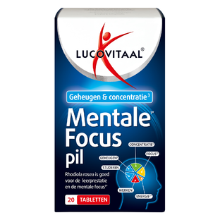 Lucovitaal Mentale Focus Pil Tabletten 20TB 