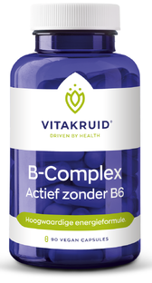 Vitakruid B-Complex Actief zonder B6 Capsules 90VCP 