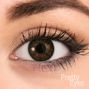 Pretty Eyes Maandlenzen Donker Hazelbruin 2ST1