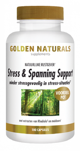 Golden Naturals Stress & Spanning Support Capsules 180VCP 