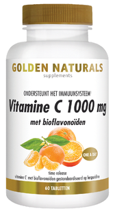 Golden Naturals Vitamine C 1000mg met bioflavonoïden 60VTB 