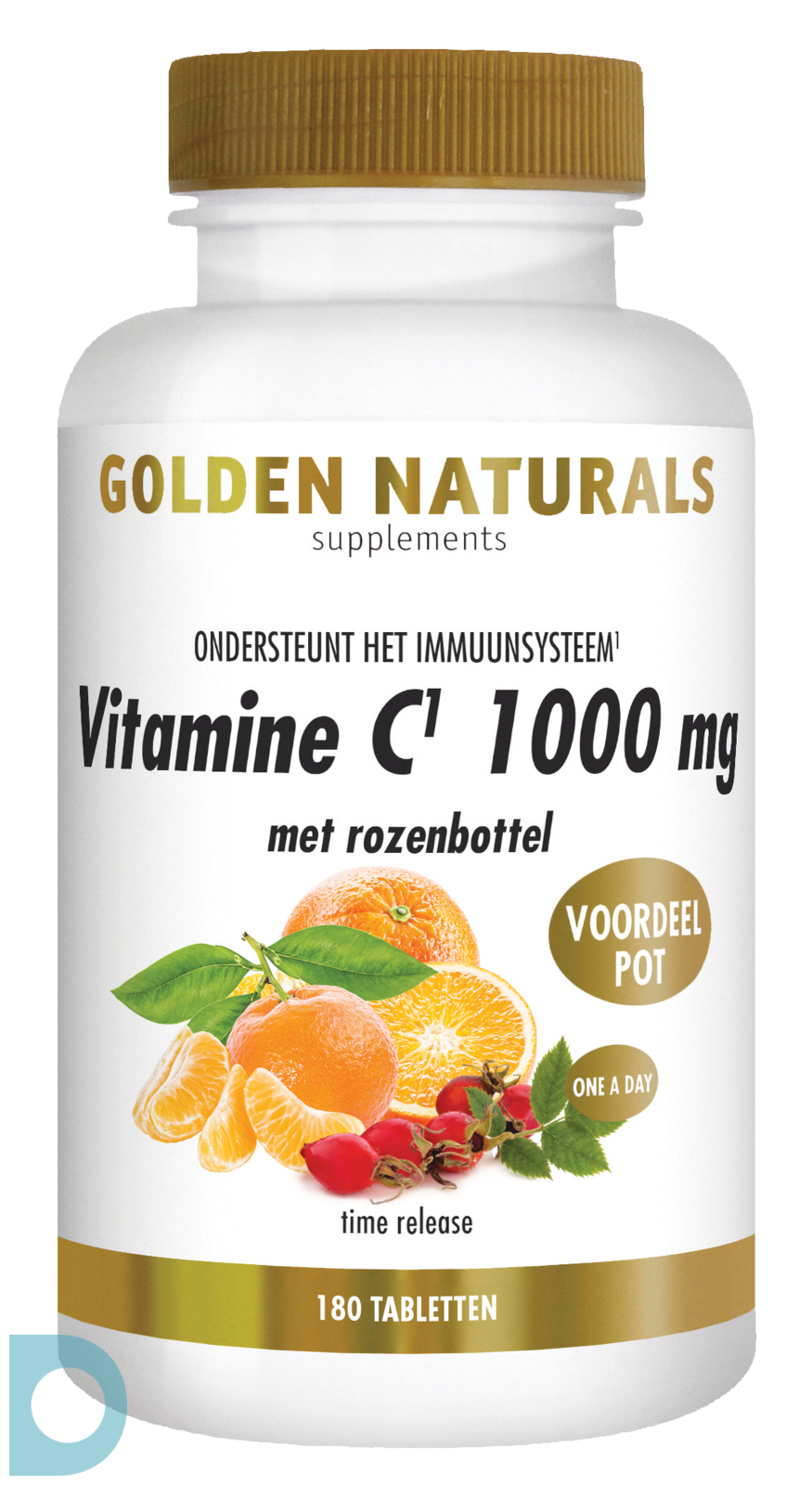 Vluchtig dorst laag Golden Naturals Vitamine C 1000mg met rozenbottel Tabletten 180st