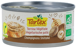 Tartex Vegetarische Paté Champignons Shiitaké 125GR 