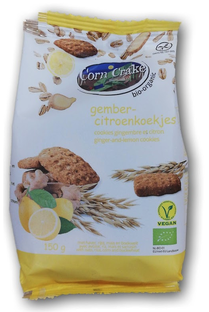 Corn Crake Gember Citroen Koekjes 150GR 