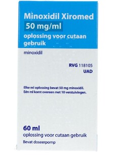 Xiromed Minoxidil 50mg/ml Oplossing voor Cutaan Gebruik 60ML 