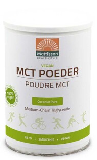 Mattisson HealthStyle Vegan MCT Poeder Coconut Pure 330GR 