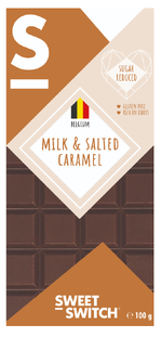 Sweet-Switch Milk & Salted Caramel Chocolate 100GR 