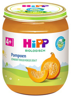 HiPP 4M+ Pompoen 125GR 