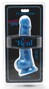 Toyjoy Get Real Zuignap Dildo met Balzak Blauw 1ST 