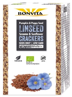 BonVita Linseed Crackers 100GR 