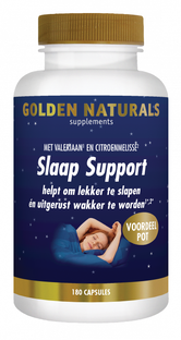 Golden Naturals Slaap Support Capsules 180CP 