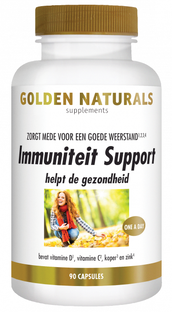 Golden Naturals Immuniteit Support Capsules 90VCP 