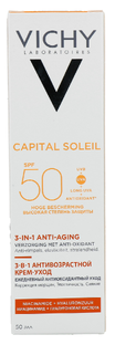 Vichy Capital Soleil 3-in-1 Anti Aging SPF50 50ML