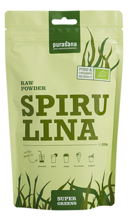 Purasana Vegan Spirulina Poeder 200GR 