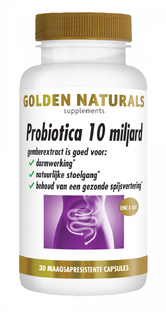 Golden Naturals Probiotica 10 Miljard Capsules 30VCP 