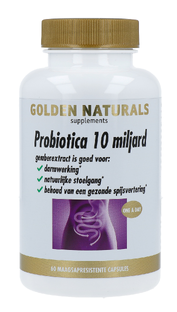 Golden Naturals Probiotica 10 Miljard Capsules 60VCP 