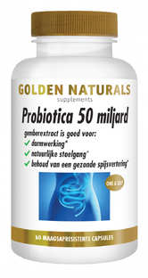 Golden Naturals Probiotica 50 Miljard Capsules 60VCP 