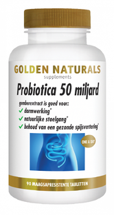 Golden Naturals Probiotica 50 Miljard Capsules 90VCP 