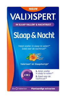 Valdispert Slaap & Nacht tabletten 30TB 