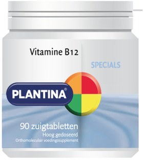 Plantina Vitamine B12 Zuigtabletten 90TB 