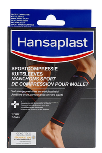 Hansaplast Sportcompressie Kuitsleeves 1PR 