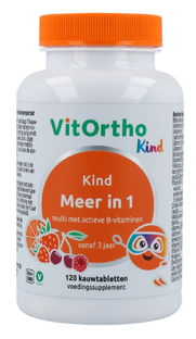 VitOrtho Kind Meer-in-1 Kauwtabletten 120TB 