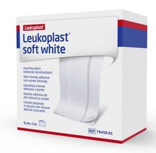 Leukoplast Soft White Wondpleister 5m x 6cm 1ST 