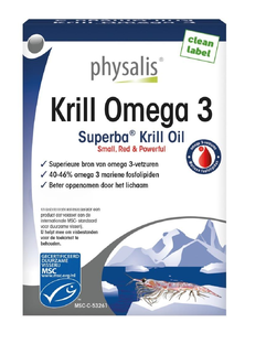 Physalis Krill Omega 3 60SG 