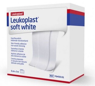 Leukoplast Soft White Wondpleister 5m x 4cm 1ST 