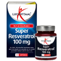 Lucovitaal Super Resveratrol 100mg Capsules 30CP verpakking + pot