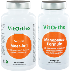 VitOrtho Meer-in-1 Vrouw Tabletten + Menopauze Formule Capsules 2ST 