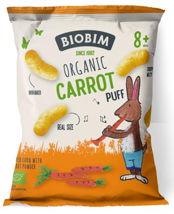 Biobim Organic Carrot Puff 8+ 20GR 