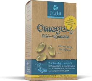 Testa Algenolie Omega-3 DHA Capsules 60SG 