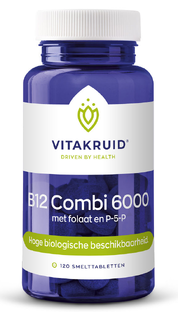 Vitakruid B12 Combi 6000mcg Smelttabletten 120TB 