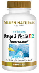 Golden Naturals Visolie KIDS Kauwcapsules 60CP 