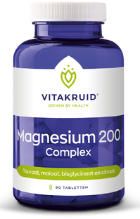 Vitakruid Magnesium 200 Complex Tabletten 90TB 