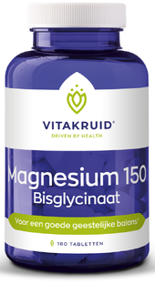 Vitakruid Magnesium 150 Bisglycinaat Tabletten 180TB 