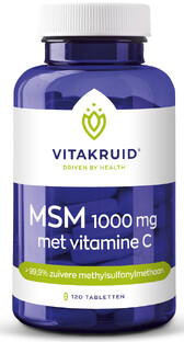 Vitakruid MSM 1000mg met Vitamine C Tabletten 120TB 