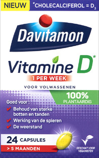 Davitamon Vitamine D - 1 per week - 100% Plantaardig 24VCP 