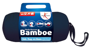 Lucovitaal Bamboe Pinda Kussen Blauw 1ST 