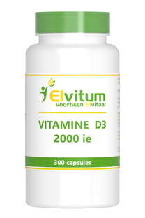 Elvitum Vitamine D3 2000IE Capsules 300CP 