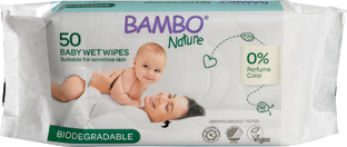 Bambo Nature Bio Babydoekjes 50ST 