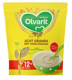 Olvarit 12m+ Acht Granen Vanille 200GR 