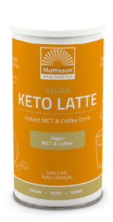 Mattisson HealthStyle Keto Latte - Vegan MCT & Coffee 200GR 