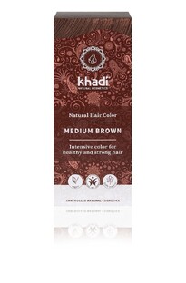 Khadi Haarverf Medium Brown 100GR 