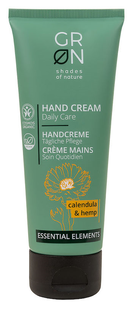 GRN Essential Elements Hand Cream Calendula & Hemp 75ML 