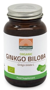 Mattisson HealthStyle Biologische Ginkgo Biloba Capsules 60VCP 