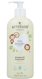 Attitude Baby Leaves 2-in-1 Shampoo & Body Wash 473ML 