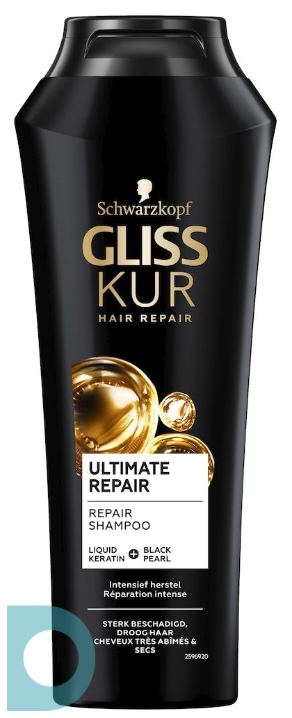 overschot voorbeeld Opgetild Schwarzkopf Gliss Kur Ultimate Repair Shampoo 250ml